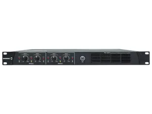 WORK PA 1254 CYFROWY wzmacniacz 4 KANAŁOWY wysokiej mocy / wbudowane DSP - zwrotnica / moc: 4 x 125 W RMS lub 2 x 125 W na sat + 1 x 500 W RMS na sub / wysokość 1 U / waga: 5 kg
