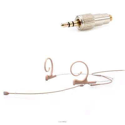 DPA 4166-OC-F-F34-LH - 4166 CORE Omni Flex Headset Mic, 110 mm Boom, Beige, Mini-Jack