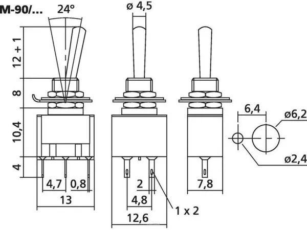 Monacor M-90/6A - 2
