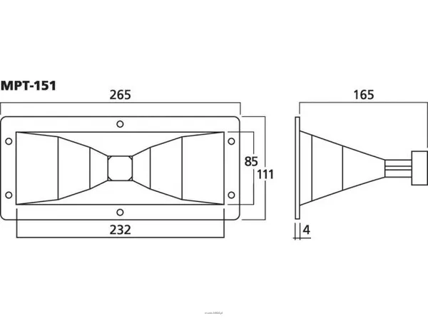 Monacor MPT-151 - 2