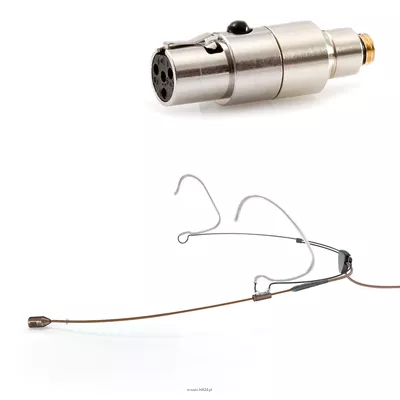 DPA 4488-DC-R-C10 - 4488 CORE Directional Headset Mic, Brown, TA4F Mini-XLR