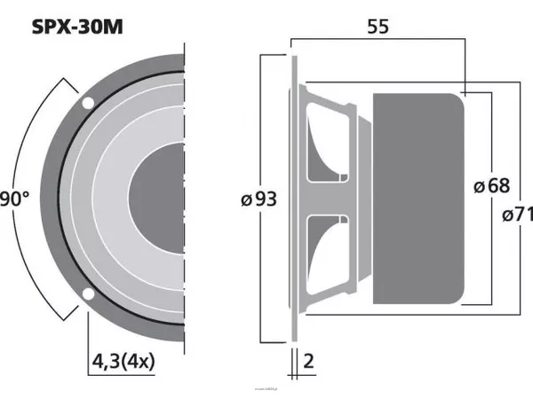 Monacor SPX-30M - 2