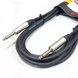 Instrumental cable, Neutrik Jack, 3 m+pack - kabel instrumentalny, srebrny Jack Neutrik, 3 m Link