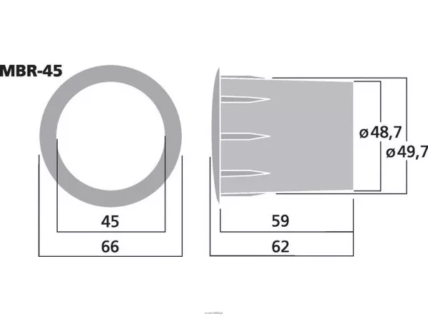Monacor MBR-45 - 2