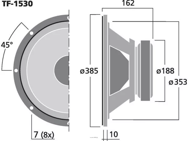 Monacor TF-1530 - 3