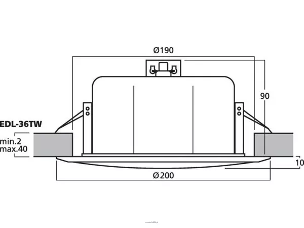 Monacor EDL-36TW - 3
